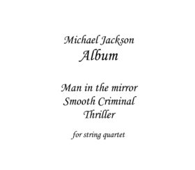 Album Tribute to Michael Jackson - Sheet Music