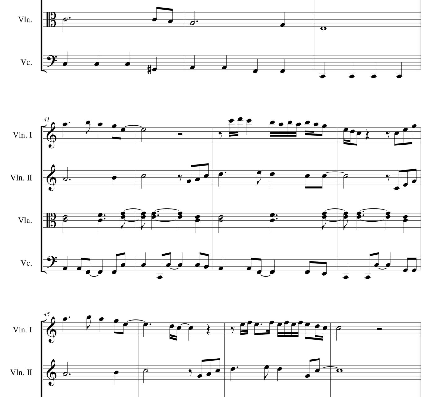 Stay with me Sheet music - Sam Smith - String Quartet - Violin - Viola ...