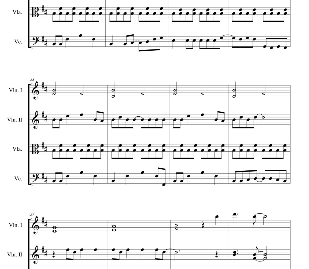Somebody told me Sheet music - The Killers - for String Quartet