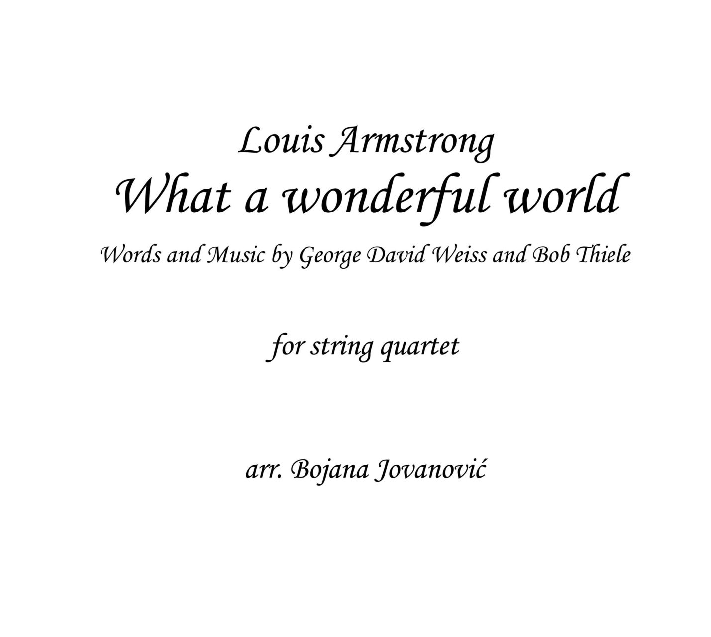 Louis Armstrong What A Wonderful World 1967 | IQS Executive