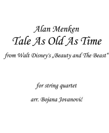 Tale as old as time Beauty and The Beast Sheet music