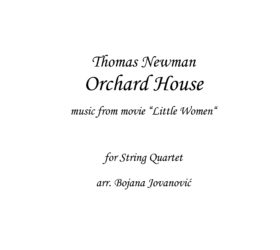 Orchard House Thomas Newman Sheet music
