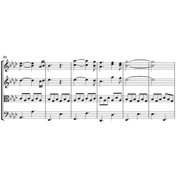 Ed Sheeran - Tenerife Sea - Sheet Music for String Quartet - Music Arrangement for String Quartet